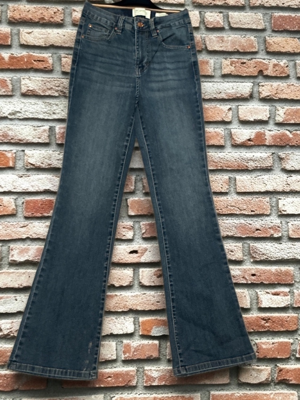 Re Generation Bamboo Stretch Flare Jeans, Size 3/26